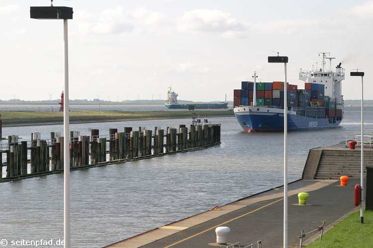 Schleuse zum Nord-Ostsee-Kanal